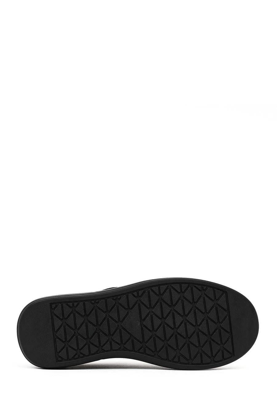 Kadın Siyah Bağcıklı Kalın Tabanlı Sneaker