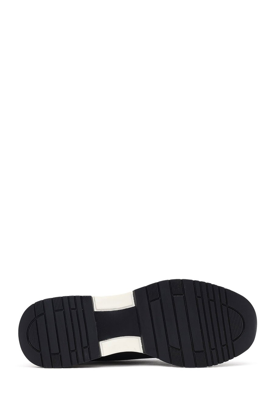 Kadın Siyah Bağcıklı Dolgu Topuklu Sneaker