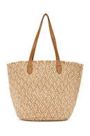 Women's Mink Straw Shoulder Bag | Derimod