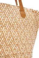 Women's Mink Straw Shoulder Bag | Derimod