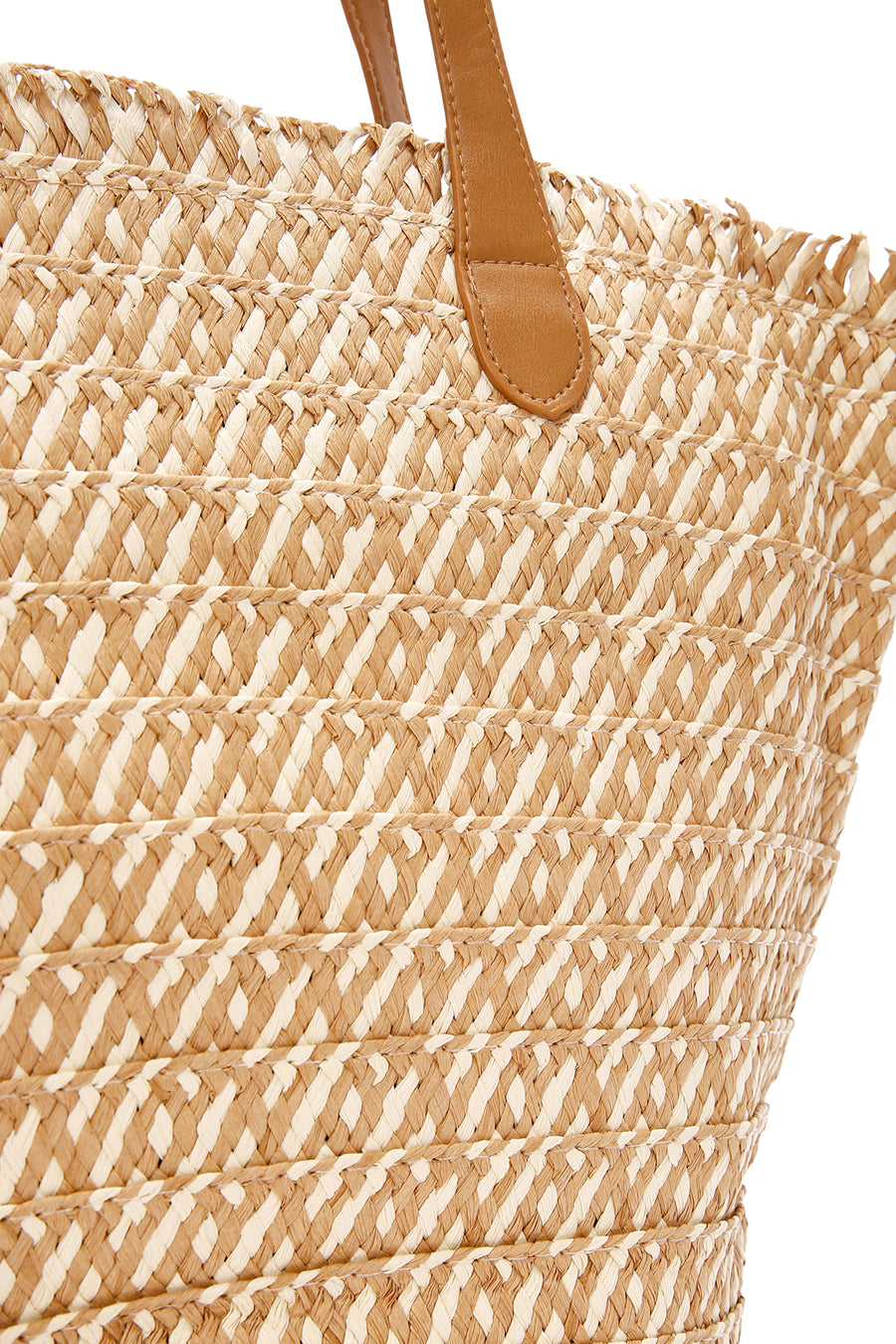 Women's Mink Straw Shoulder Bag