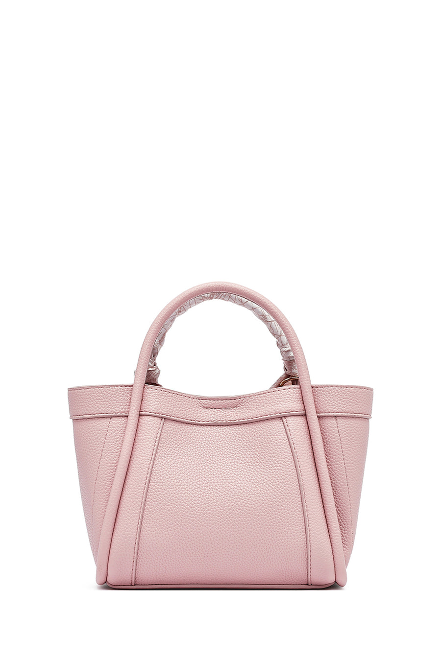 Women's Pink Long Strap Accessorized Shoulder Bag