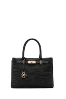 Women's Black Long Strap Printed Shoulder Bag | Derimod