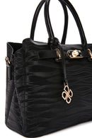 Women's Black Long Strap Printed Shoulder Bag | Derimod