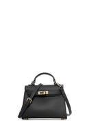 Women's Black Long Strap Mini Crossbody Bag | Derimod