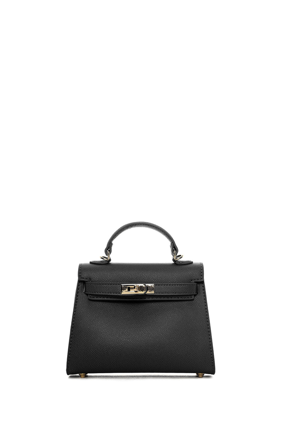 Women's Black Long Strap Mini Crossbody Bag