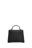 Women's Black Long Strap Mini Crossbody Bag | Derimod