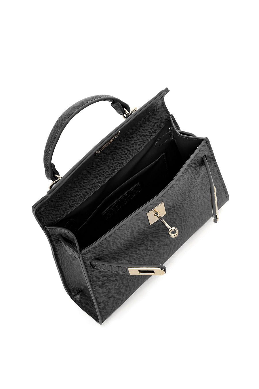Women's Black Long Strap Mini Crossbody Bag