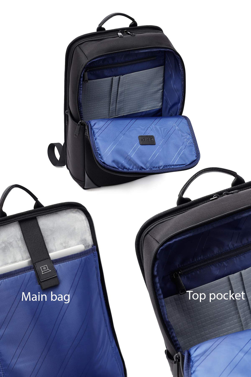 D-Pack Unisex Siyah Kumaş Sırt Çantası