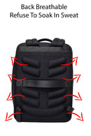 D-Pack Unisex Siyah Kumaş Sırt Çantası | Derimod