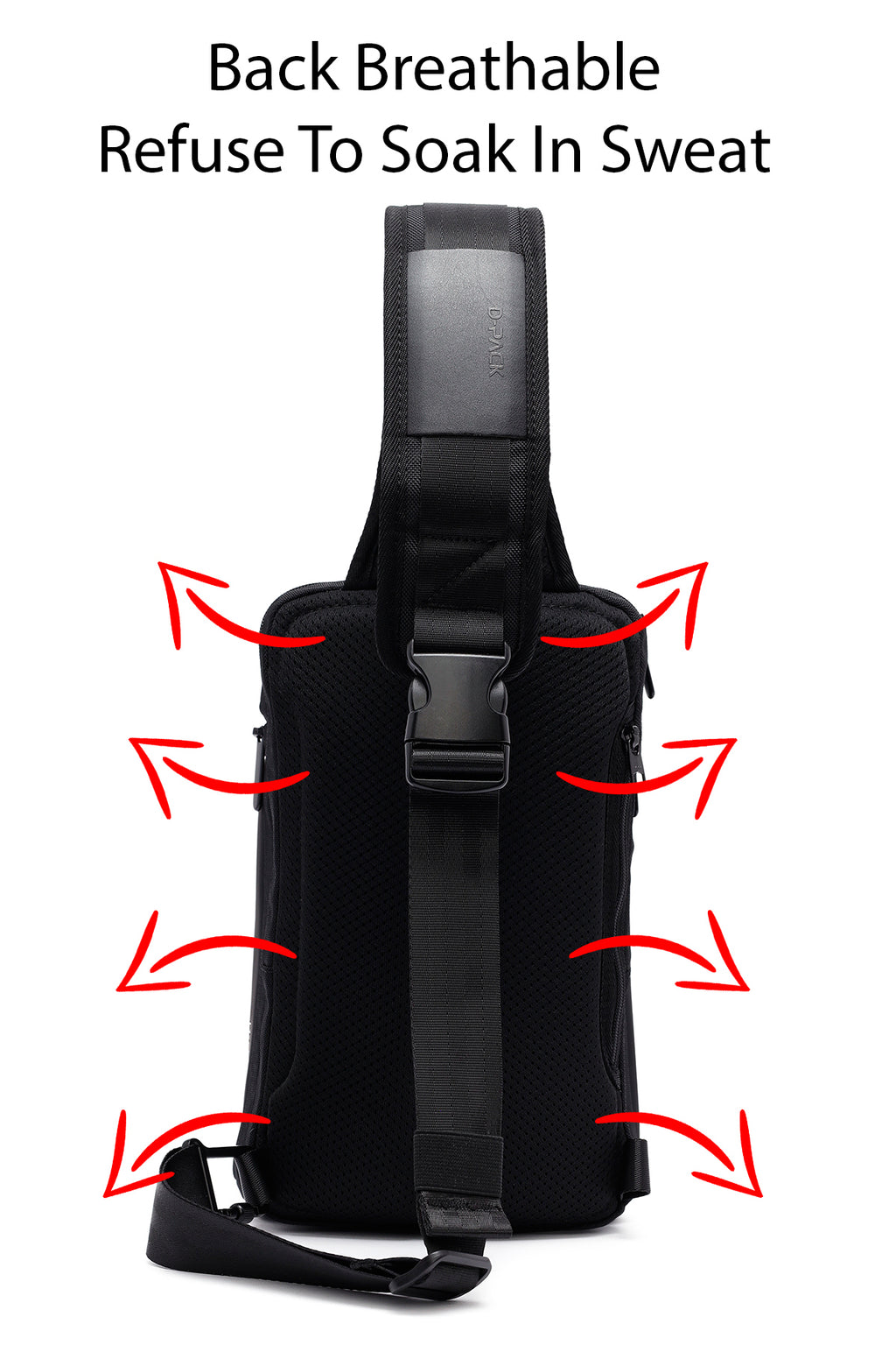 D-Pack Erkek Siyah Çapraz Çanta