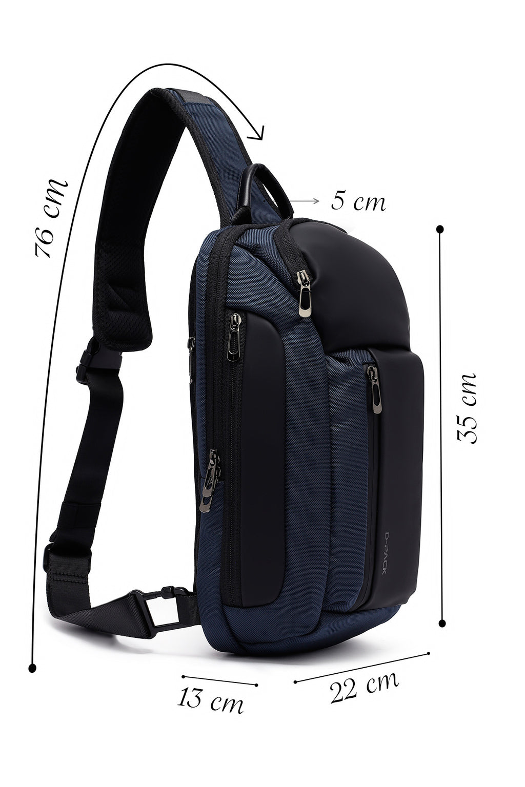 D-Pack Erkek Lacivert Çapraz Çanta