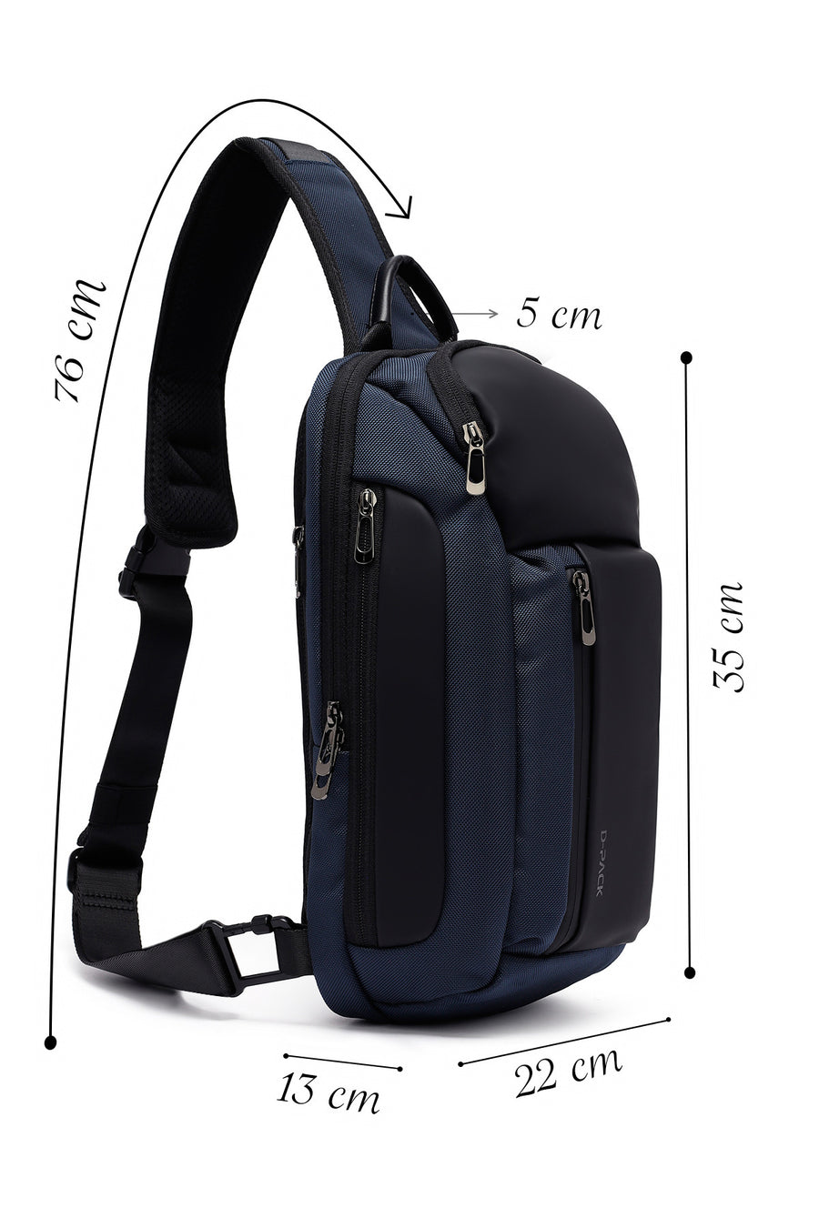 D-Pack Erkek Lacivert Çapraz Çanta