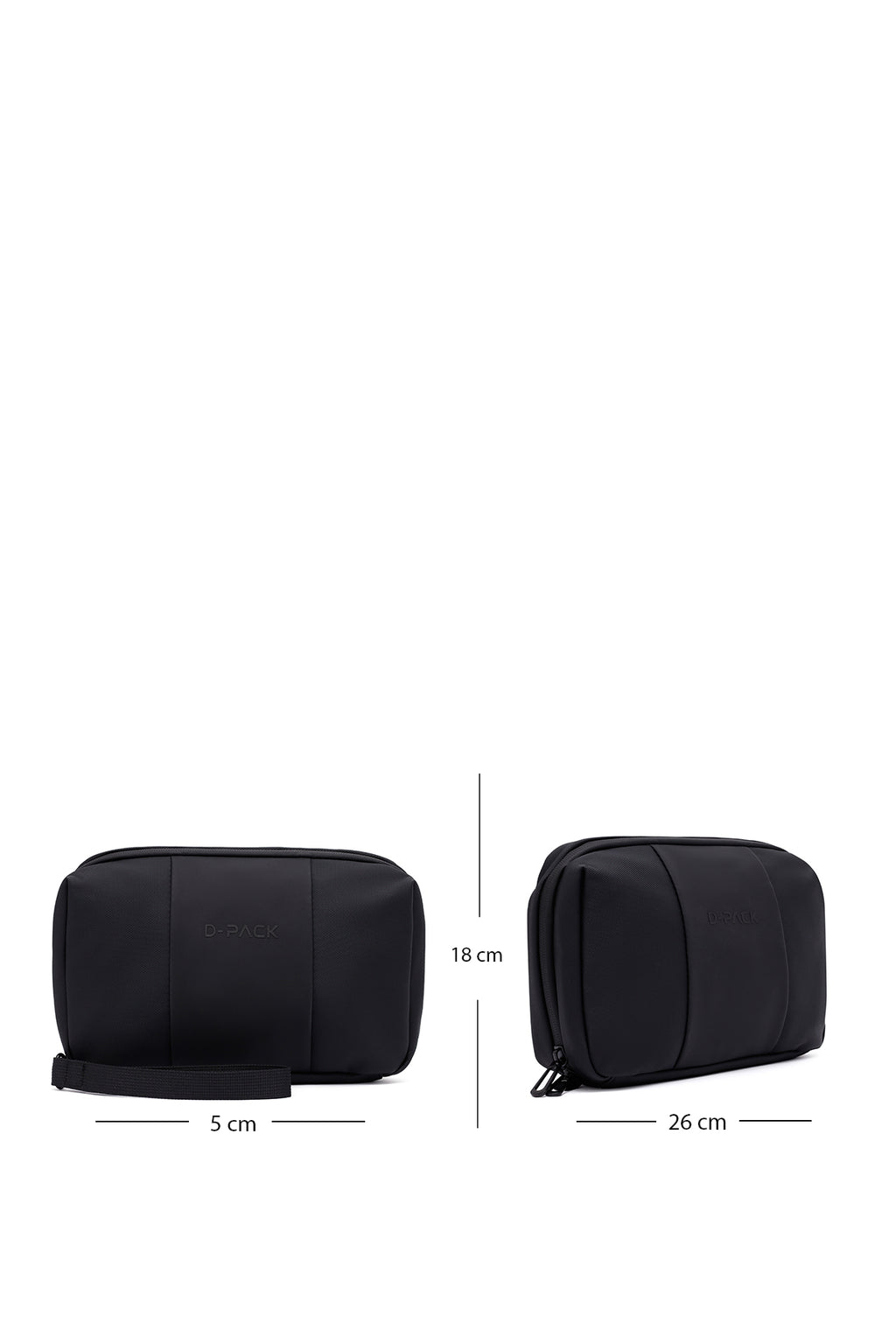 D-Pack Erkek Siyah Mini El Çantası