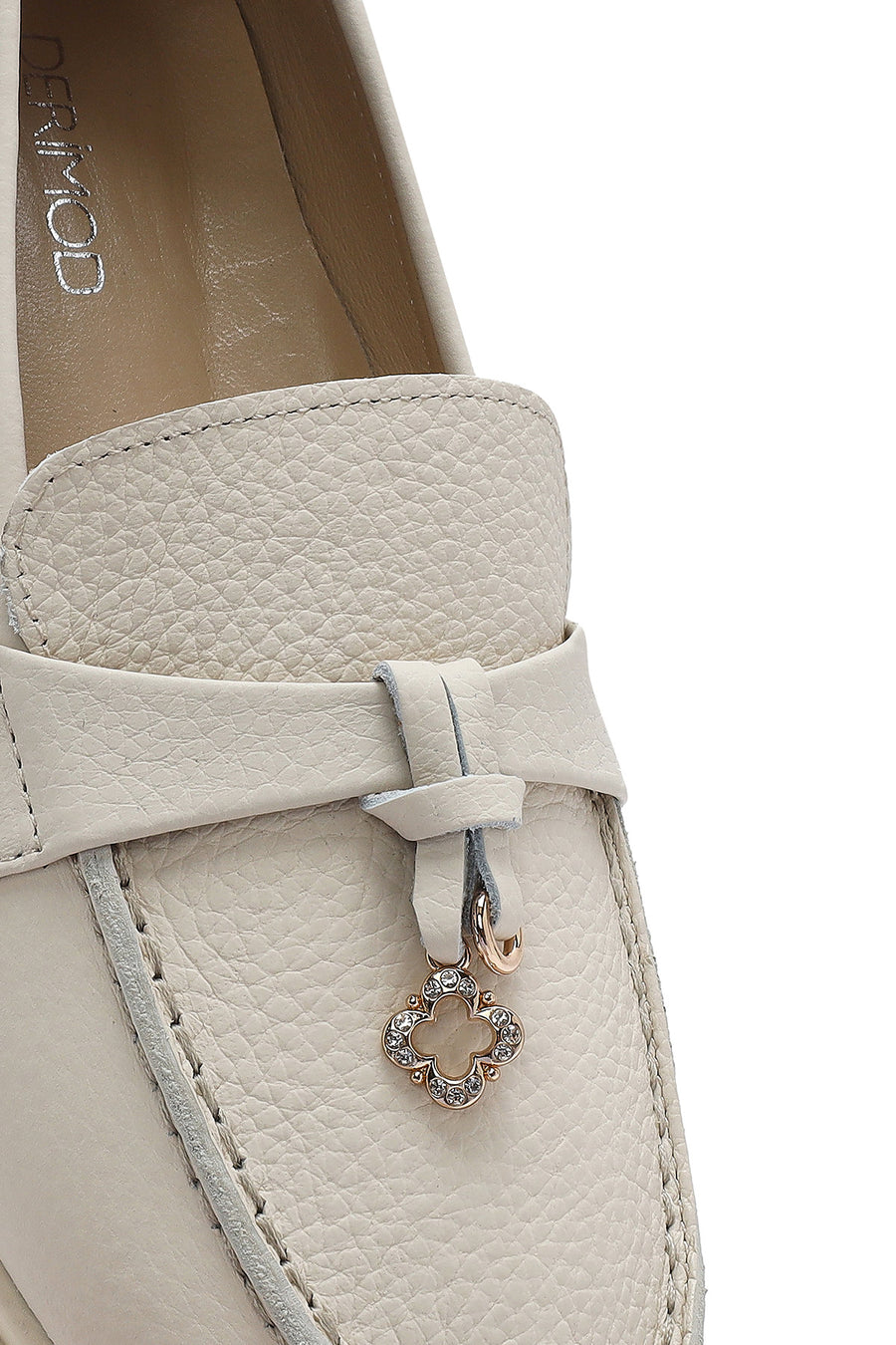 Women's Beige Leather Comfort Loafer