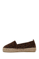 Woman Leopard Suede Espadrilles | Derimod