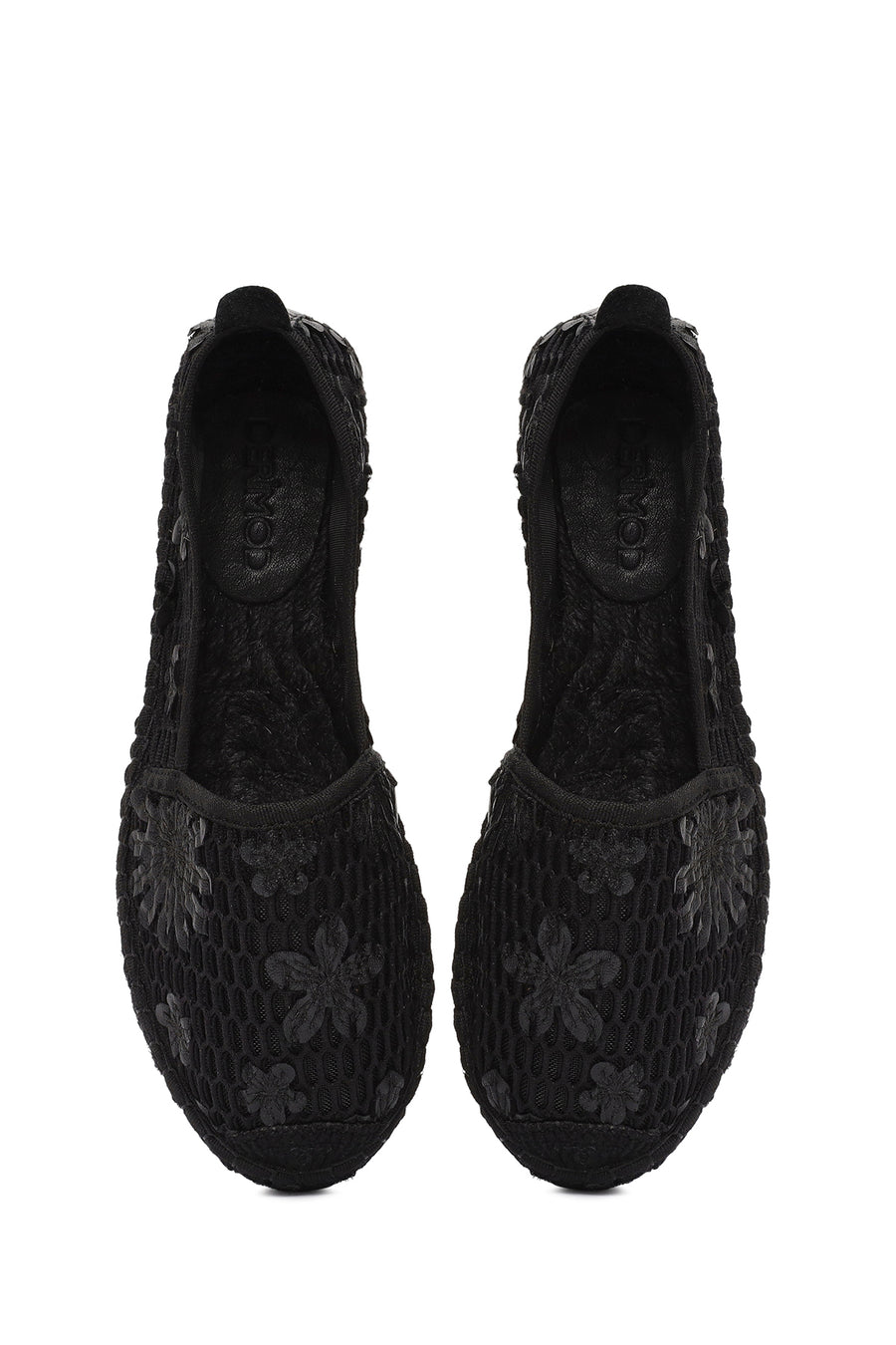 Kadın Siyah Desenli Espadril