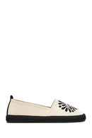 Kastamonu Stone Print Women's Black Patterned Espadrilles | Derimod