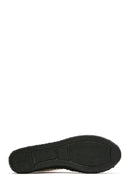 Kastamonu Stone Print Women's Black Patterned Espadrilles | Derimod
