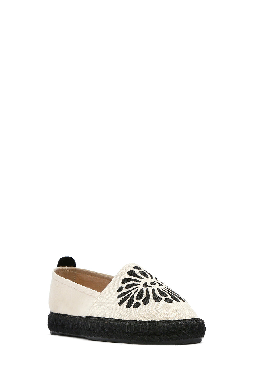 Kastamonu Stone Print Women's Black Patterned Espadrilles