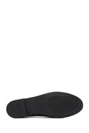 Kadın Siyah Tokalı Deri Loafer | Derimod