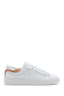 Kadın Beyaz Bağcıklı Deri Sneaker | Derimod