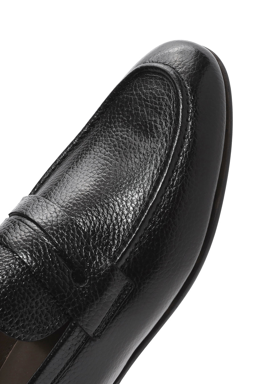 Erkek Siyah Deri Klasik Loafer