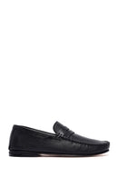 Erkek Siyah Deri Loafer | Derimod