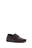 Men's Brown Leather Loafer | Derimod