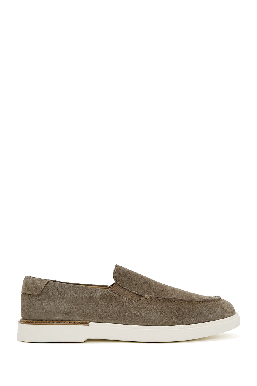 Erkek Bej Süet Deri Casual Loafer 25SFD612210 | Derimod