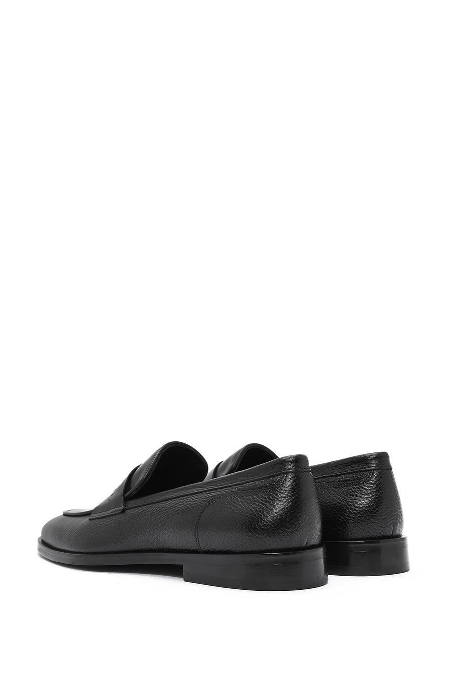 Erkek Siyah Deri Klasik Loafer