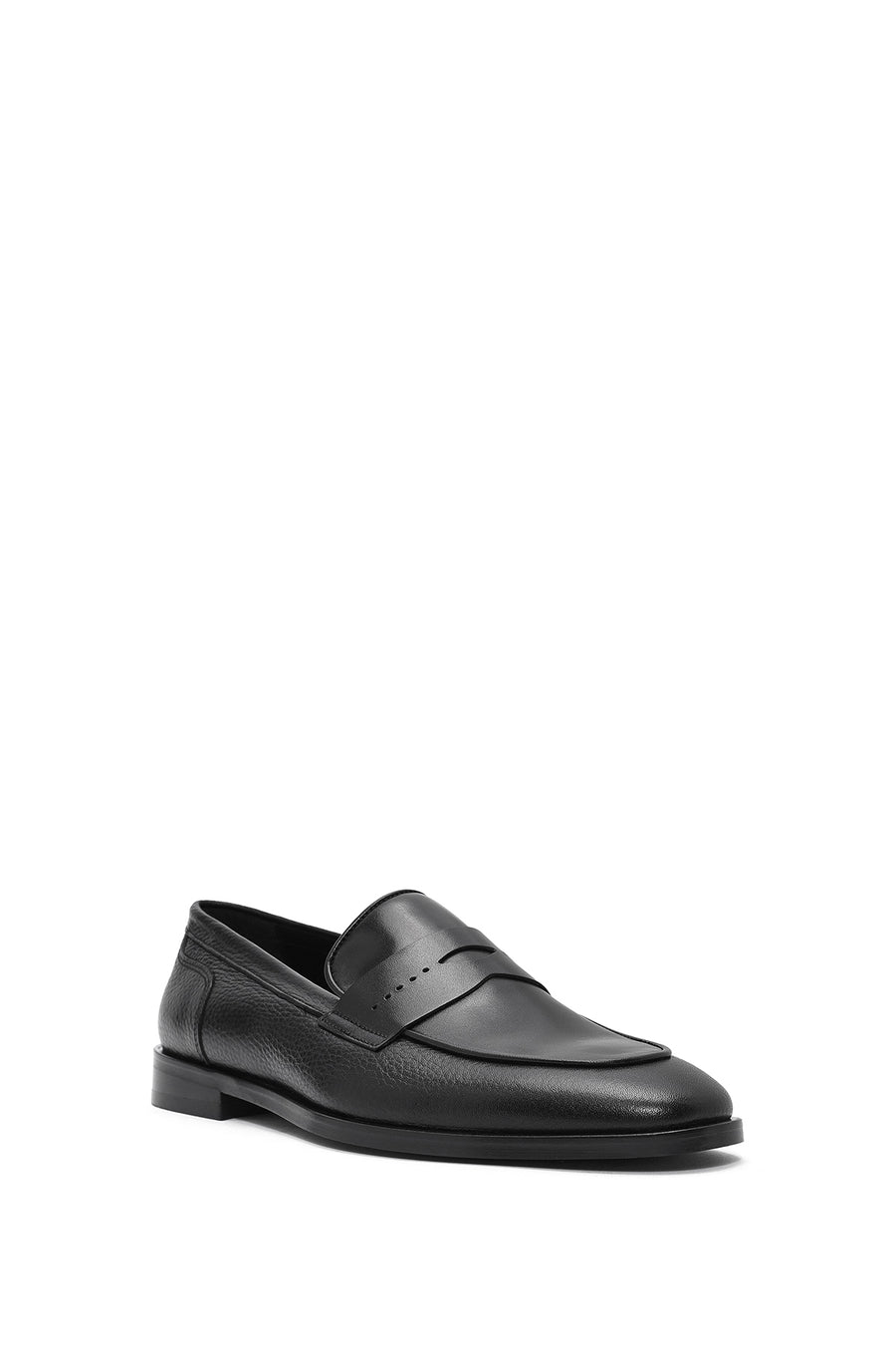 Erkek Siyah Deri Klasik Loafer