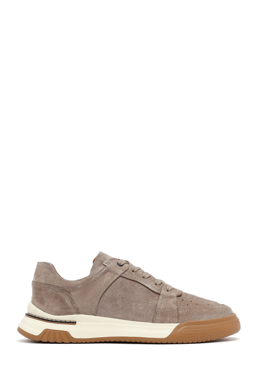 
Men's Beige Lace-Up Suede Leather Sneaker
 25SFD641710 | Derimod