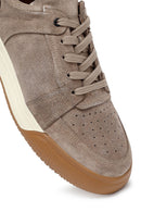 
Men's Beige Lace-Up Suede Leather Sneaker
 | Derimod