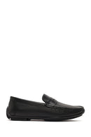 Erkek Siyah Deri Casual Loafer | Derimod