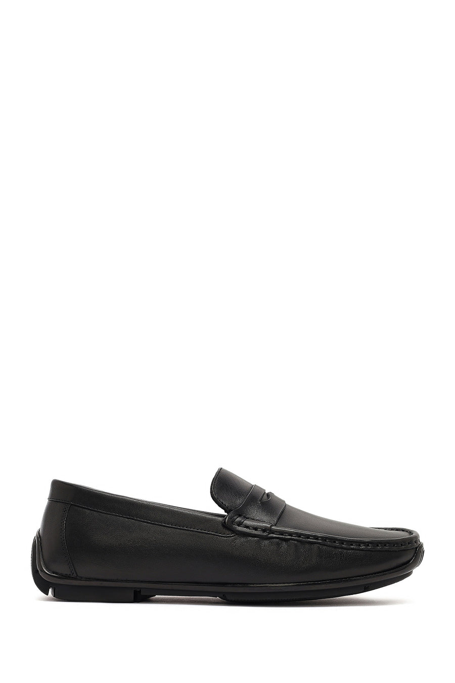 Erkek Siyah Deri Casual Loafer 25SFD642018 | Derimod
