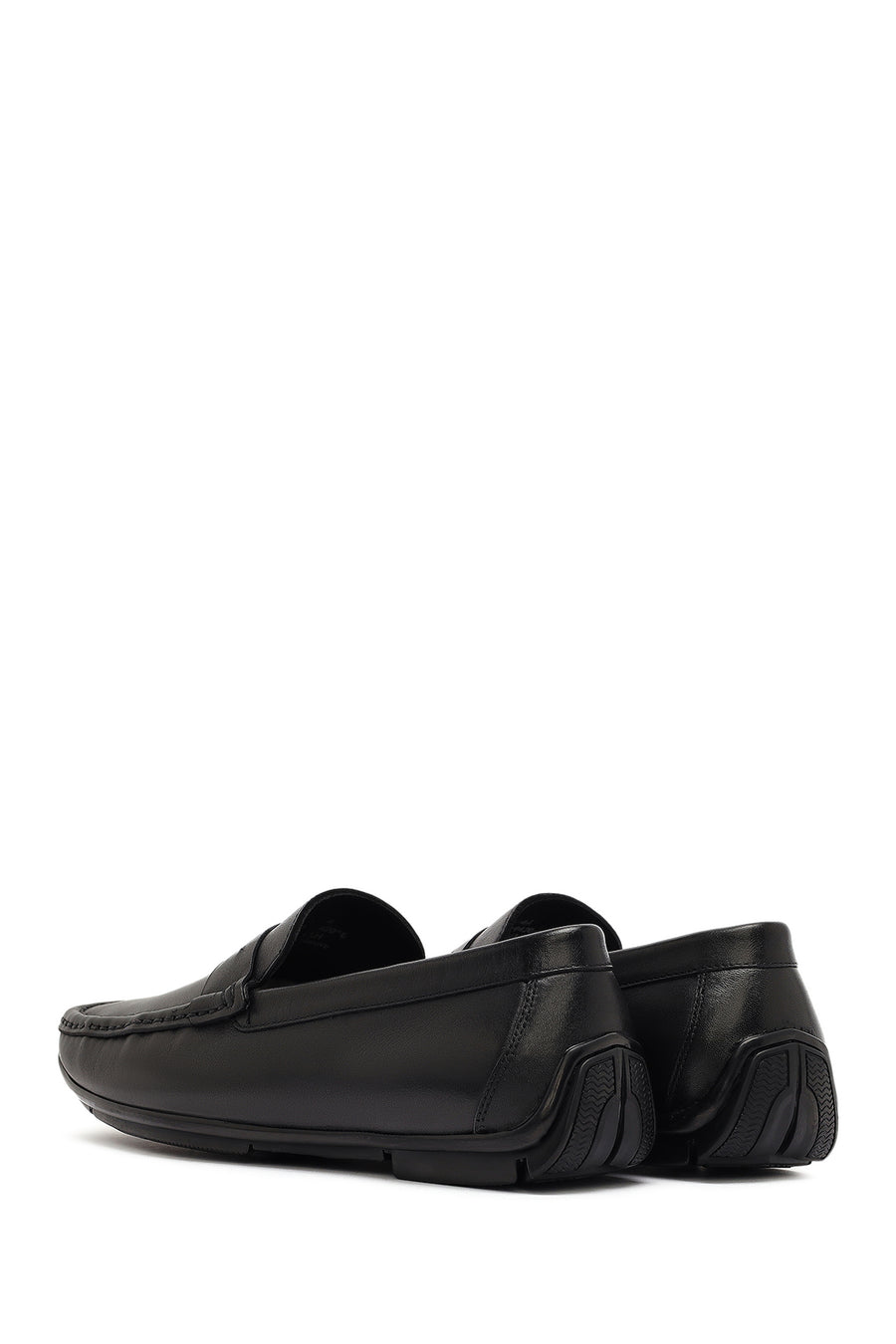 Erkek Siyah Deri Casual Loafer