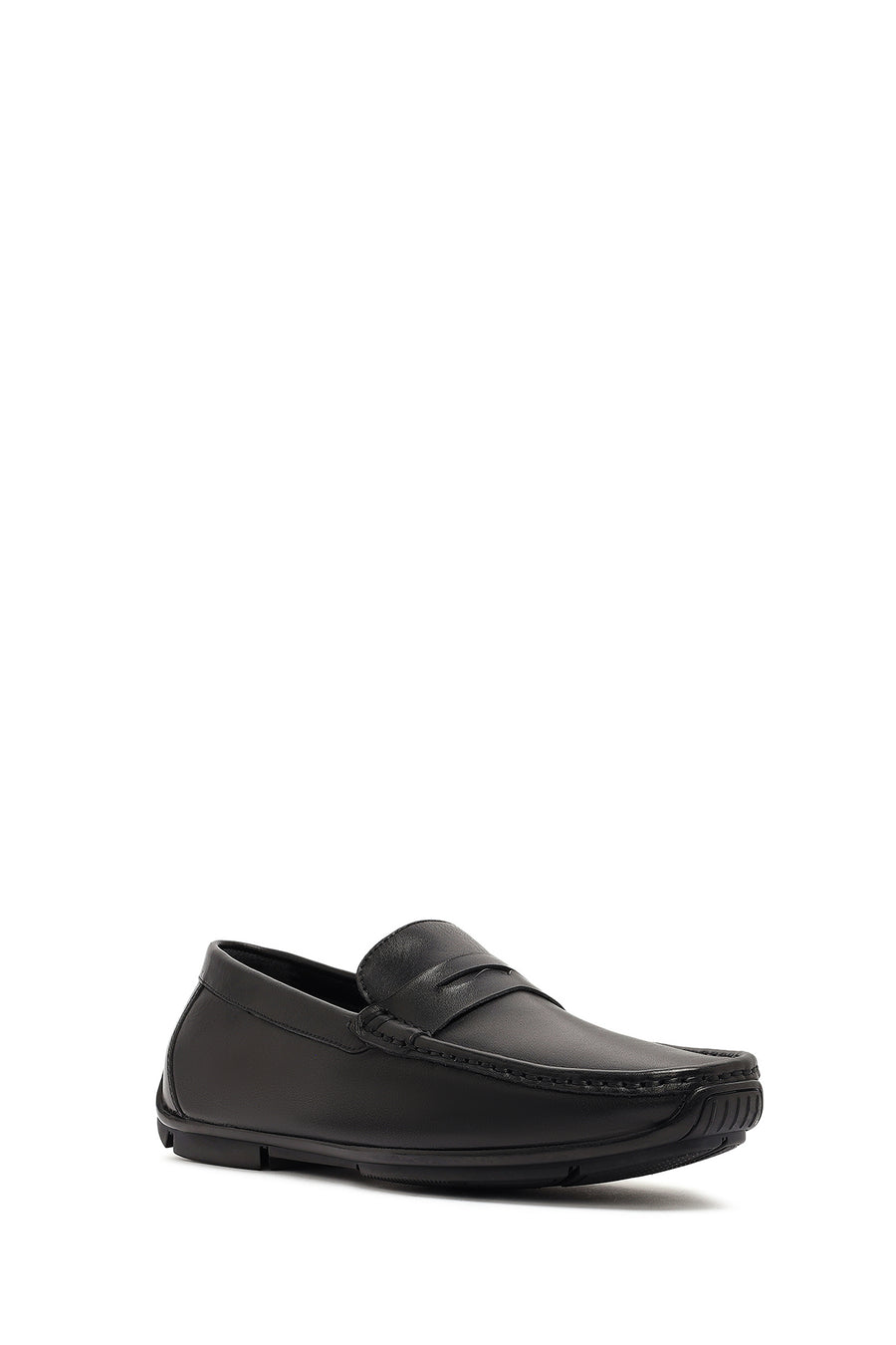 Erkek Siyah Deri Casual Loafer
