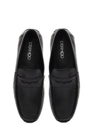 Erkek Siyah Deri Casual Loafer | Derimod