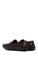 Erkek Kahverengi Deri Casual Loafer | Derimod
