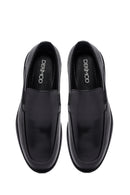 Erkek Siyah Deri Loafer | Derimod