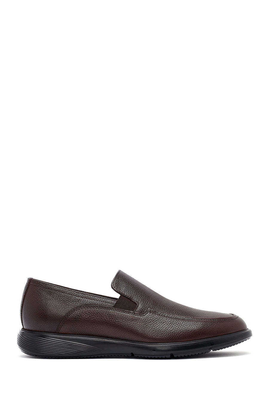 Erkek Kahverengi Deri Loafer 25SFD6421FT | Derimod