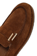 Erkek Taba Süet Deri Casual Loafer | Derimod