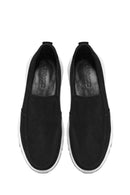 Erkek Siyah Nubuk Deri Comfort Loafer | Derimod