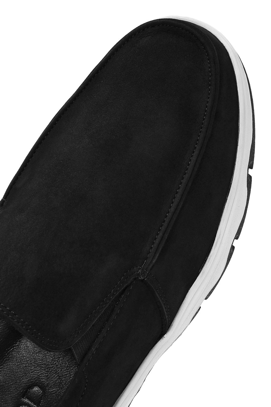 Erkek Siyah Nubuk Deri Comfort Loafer