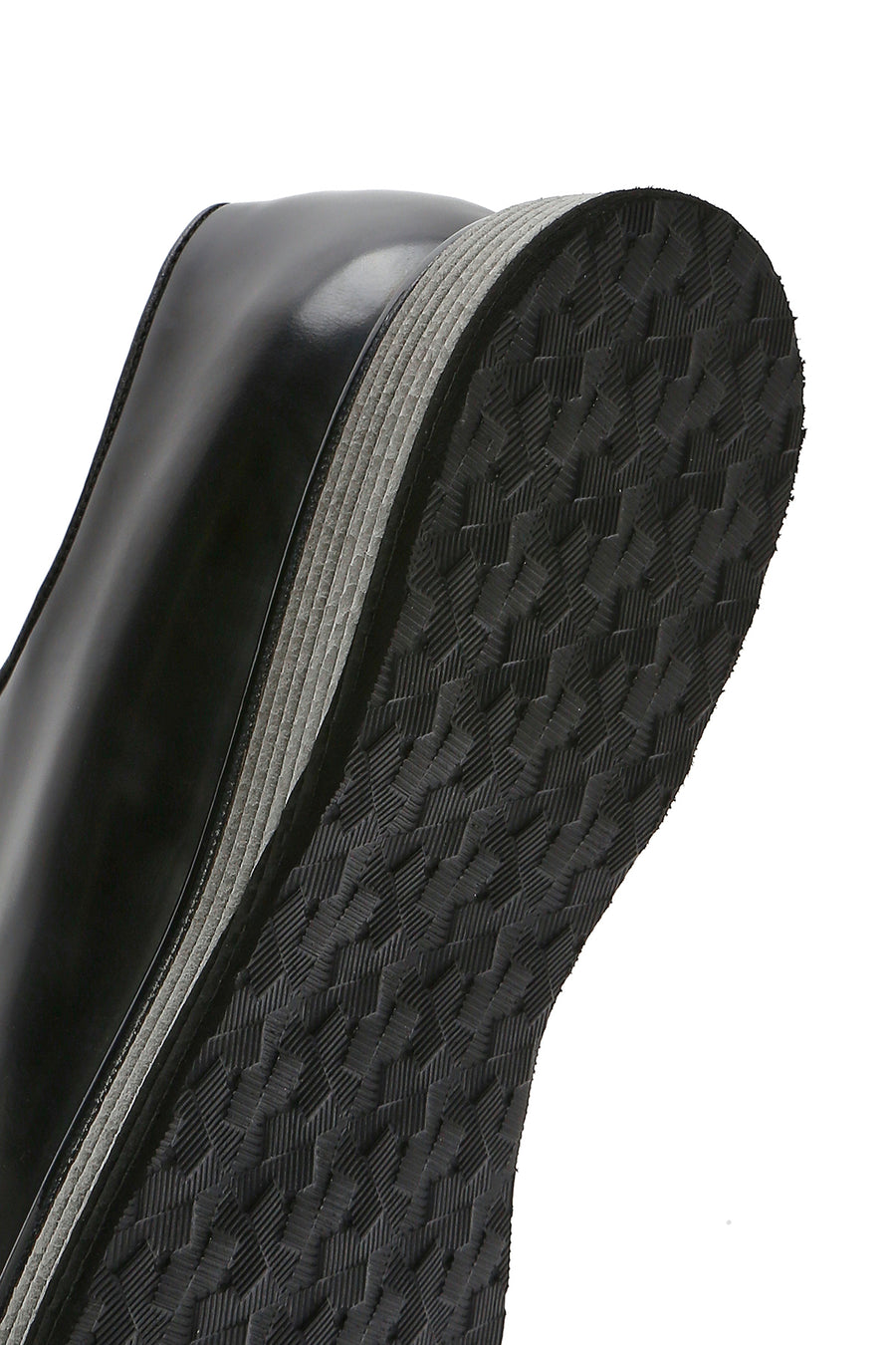 Men's Black Lace-up Leather Casual Shoes