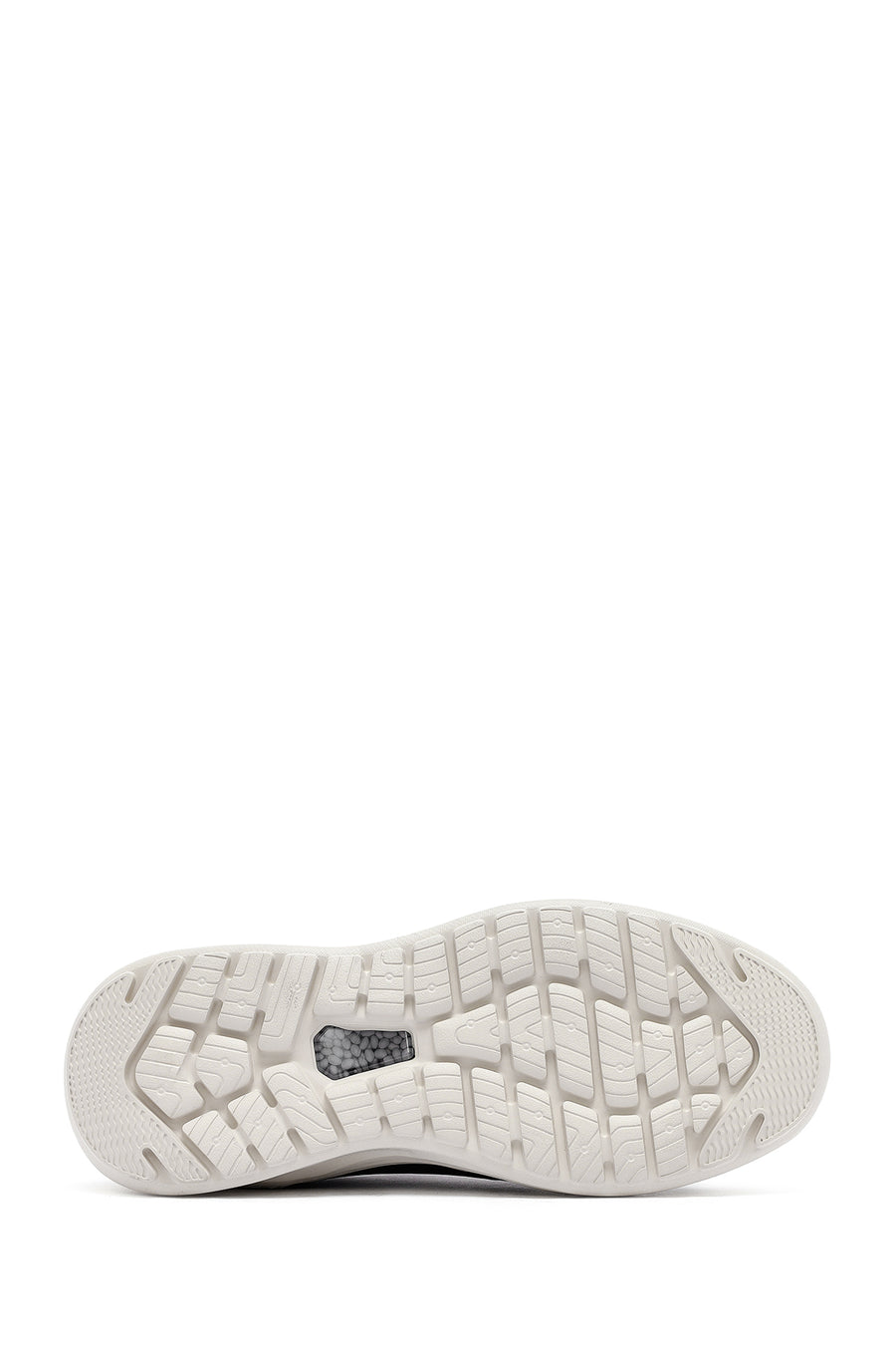 Erkek Siyah Bağcıklı Kalın Tabanlı Deri Sneaker