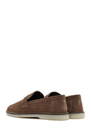 Erkek Vizon Süet Deri Casual Loafer | Derimod