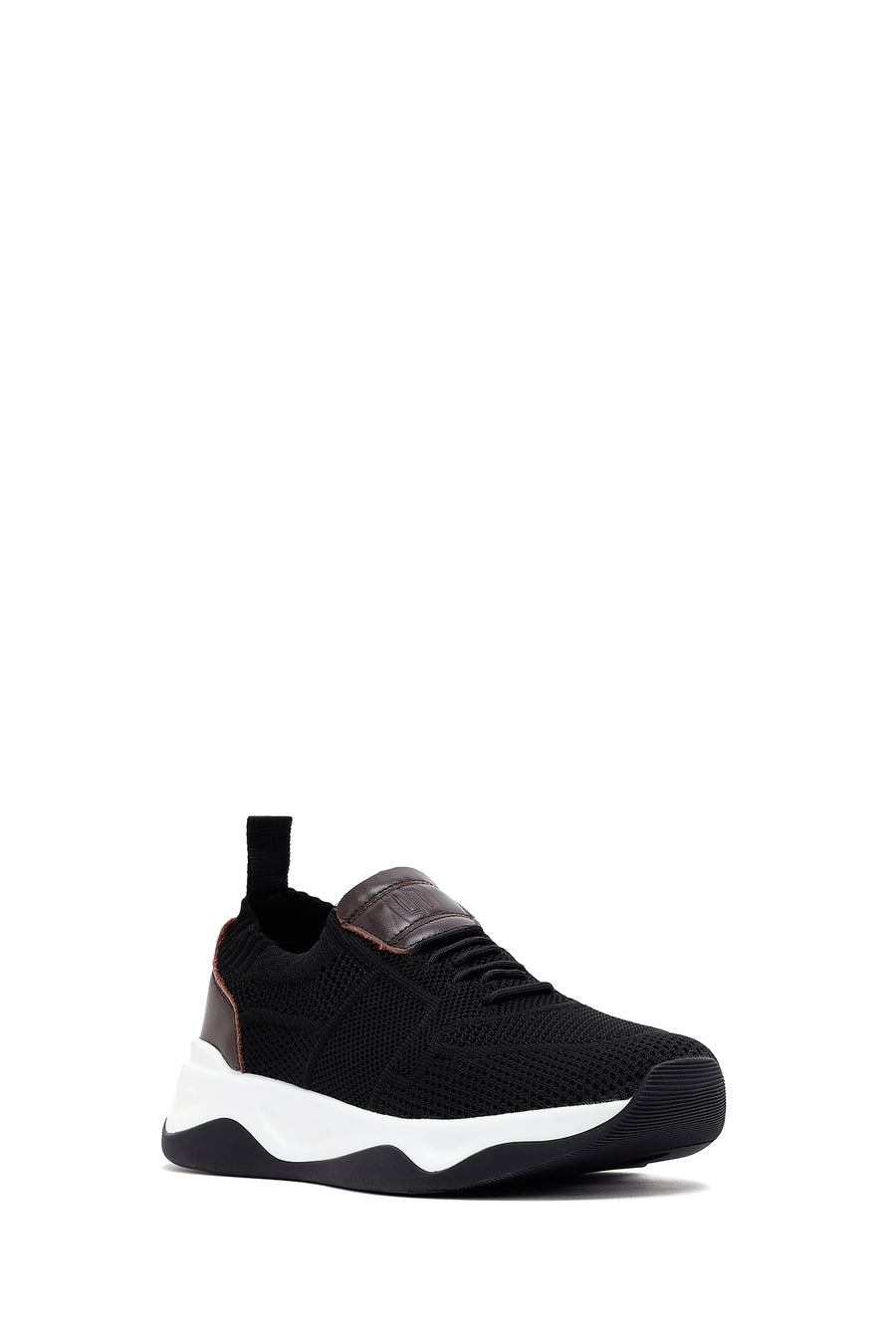 Derimod Zero Erkek Siyah Kalın Tabanlı Kumaş Sneaker