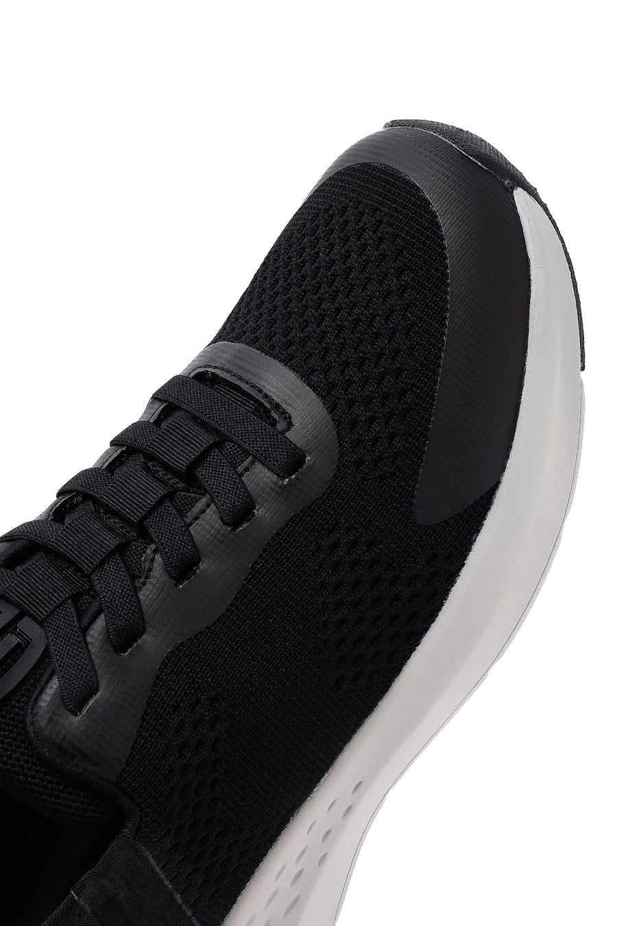 Derimod Zero Erkek Siyah Kalın Tabanlı Kumaş Sneaker